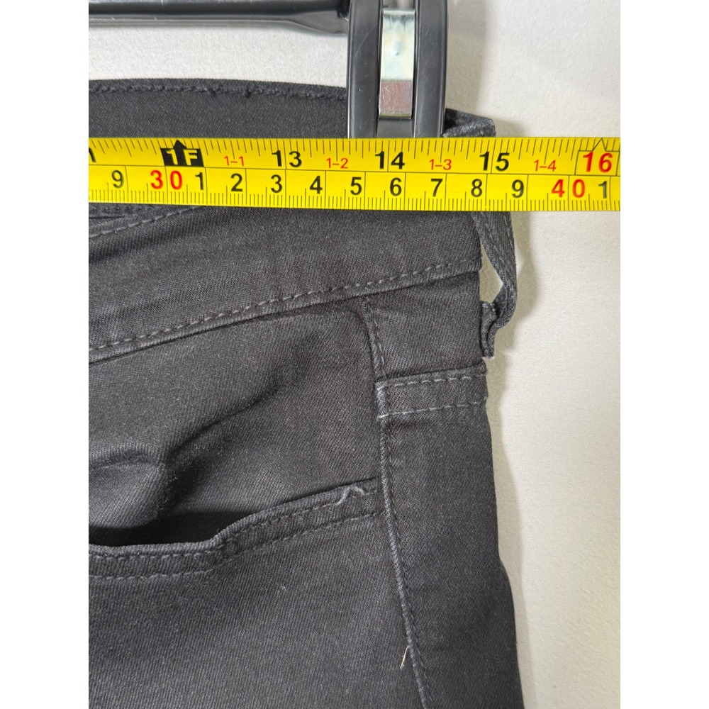 Flying Monkey High Rise Ankle Skinny Jeans‎ Size 27 Black Denim Pants - Picture 7 of 13